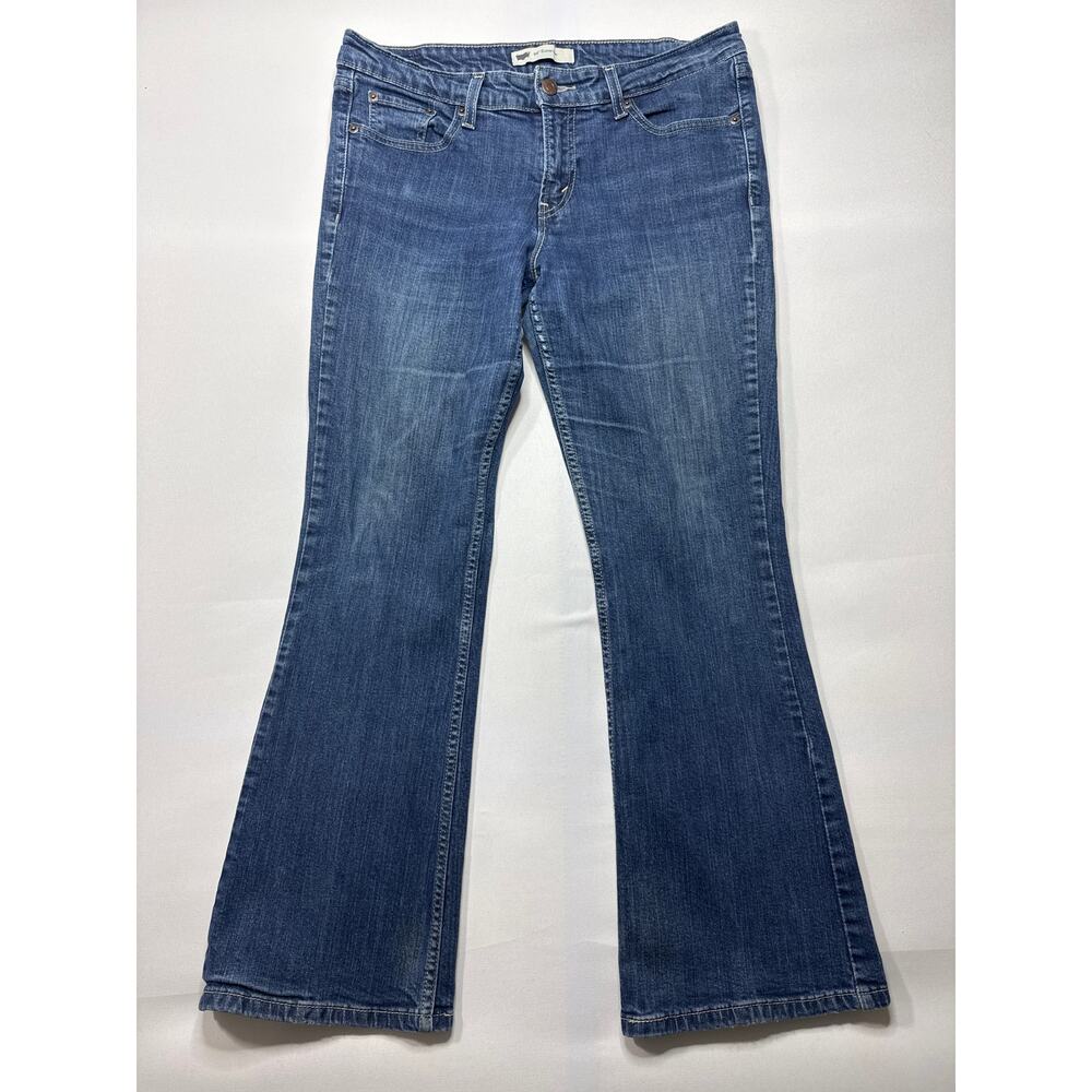 Levi's 518 Women's Super Low Bootcut Blue Jeans - Size 13S - 31x30 (33x28.5)